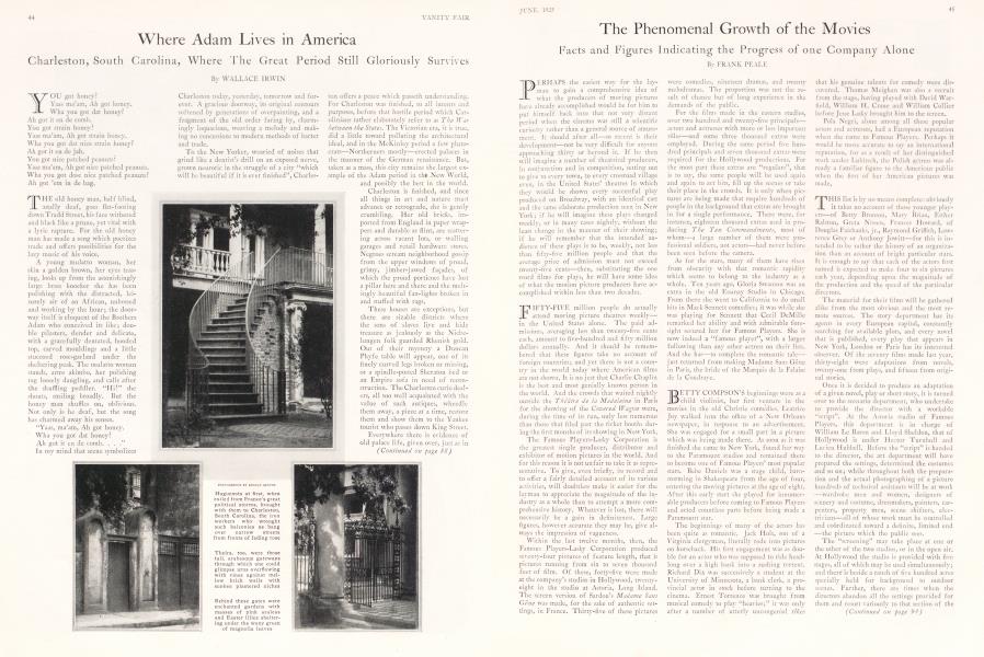 The Phenomenal Growth of the Movies | Vanity Fair | June 1925