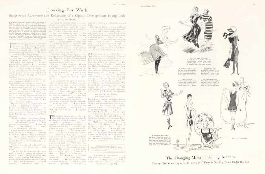 Looking For Work | Vanity Fair | February 1926