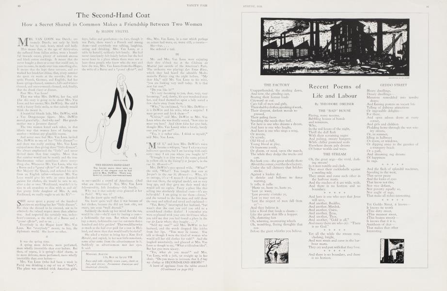 Recent Poems of Life and Labour | Vanity Fair | August 1926
