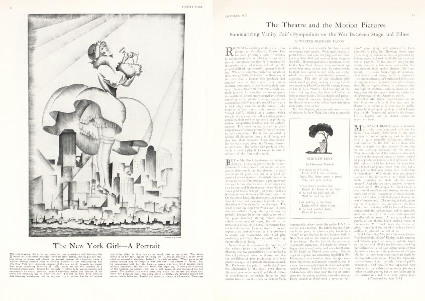The Theatre and the Motion Pictures | Vanity Fair | October 1926