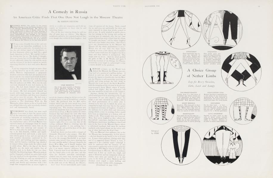 A Comedy in Russia | Vanity Fair | December 1926