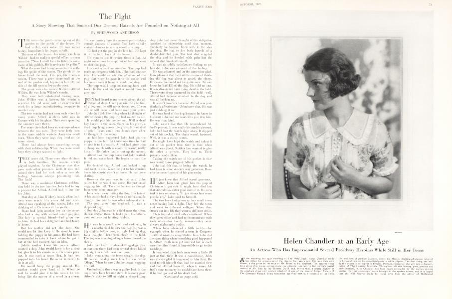 The Fight | Vanity Fair | October 1927