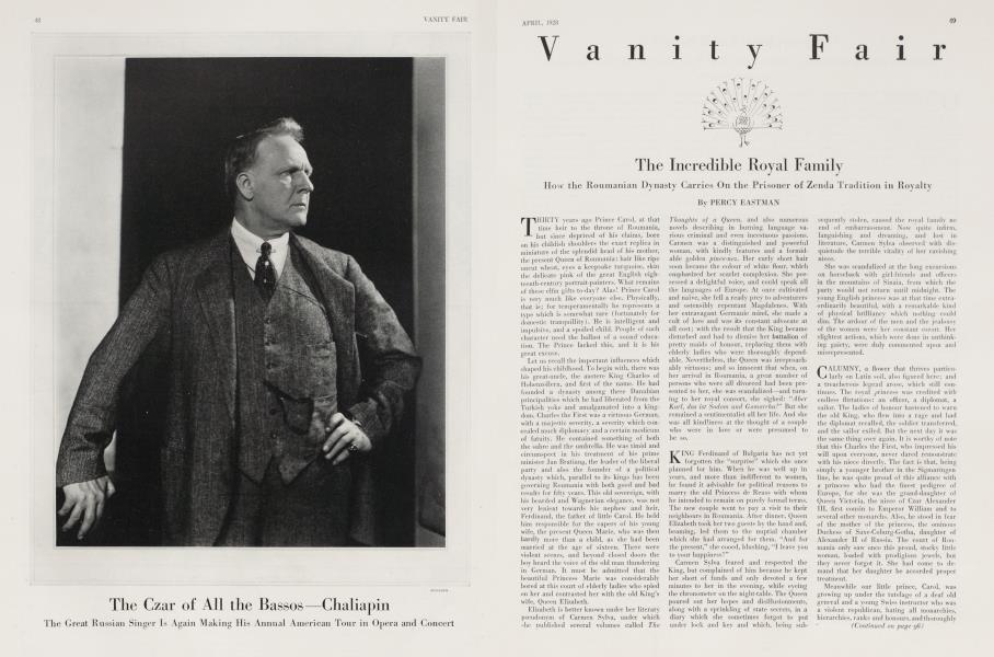 The Incredible Royal Family | Vanity Fair | April 1928