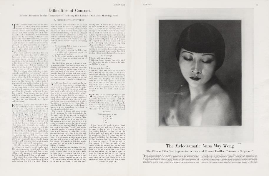 Difficulties of Contract | Vanity Fair | May 1928