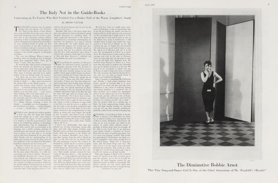The Italy Not in the Guide-Books | Vanity Fair | July 1928