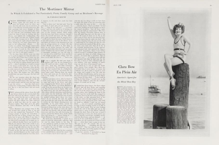 The Mortimer Mirror | Vanity Fair | July 1928