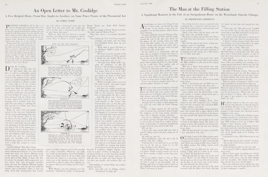 An Open Letter to Mr. Coolidge | Vanity Fair | August 1928