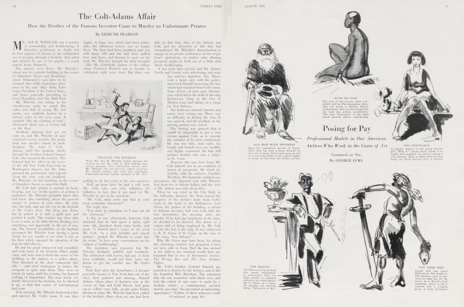 The Colt-Adams Affair | Vanity Fair | August 1928