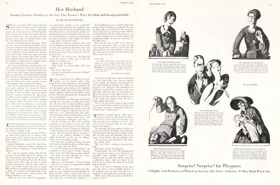 Her Husband | Vanity Fair | September 1929