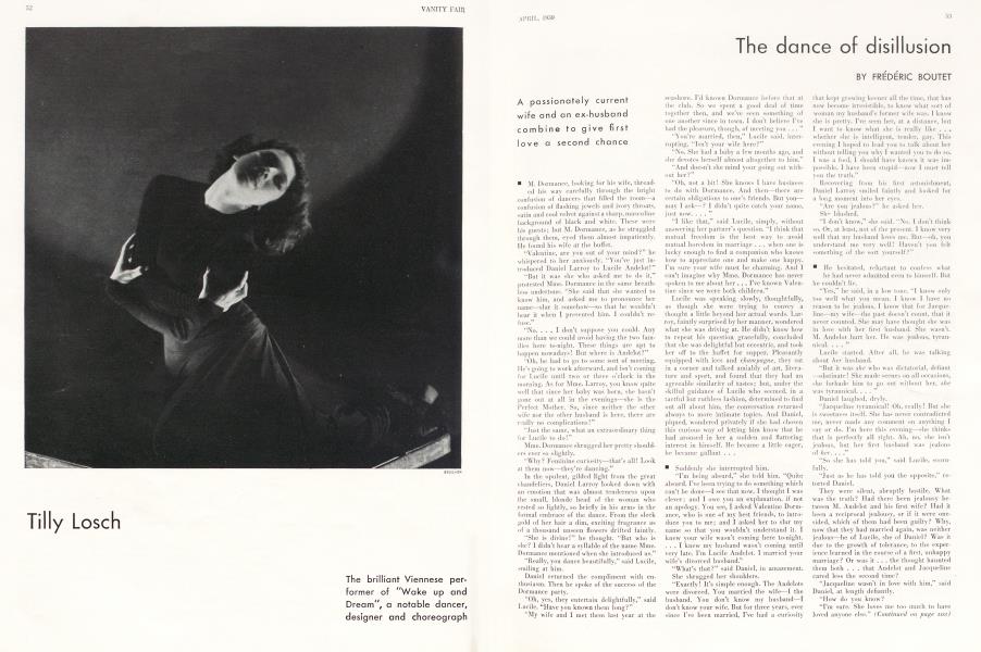 The dance of disillusion | Vanity Fair | April 1930