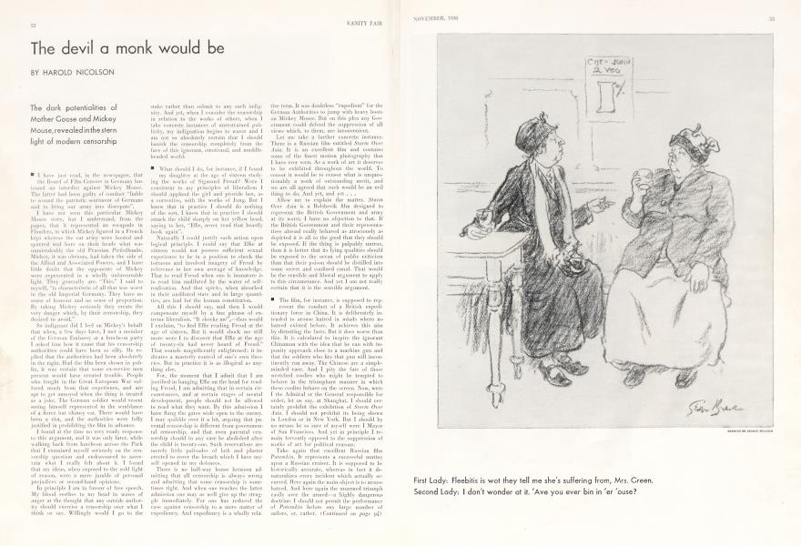 The devil a monk would be | Vanity Fair | November 1930