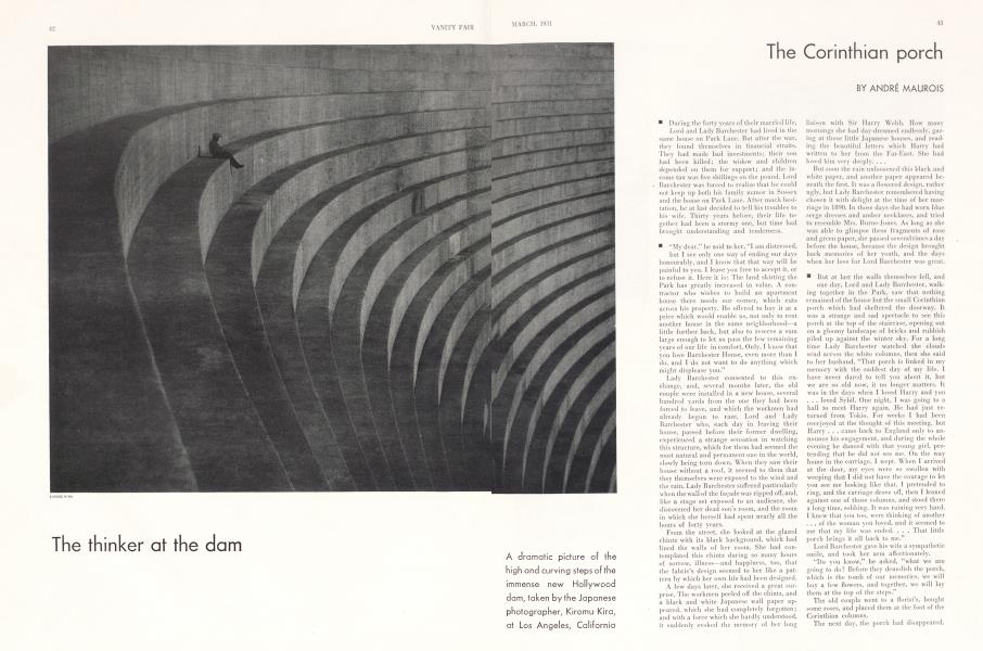 The Corinthian porch | Vanity Fair | March 1931