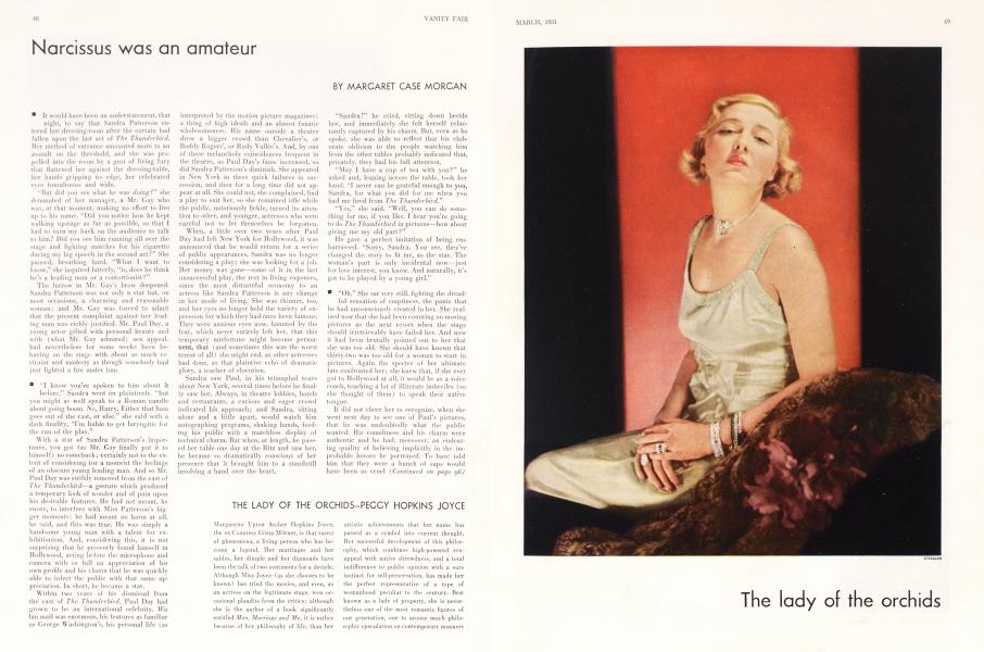 Narcissus was an amateur | Vanity Fair | March 1931
