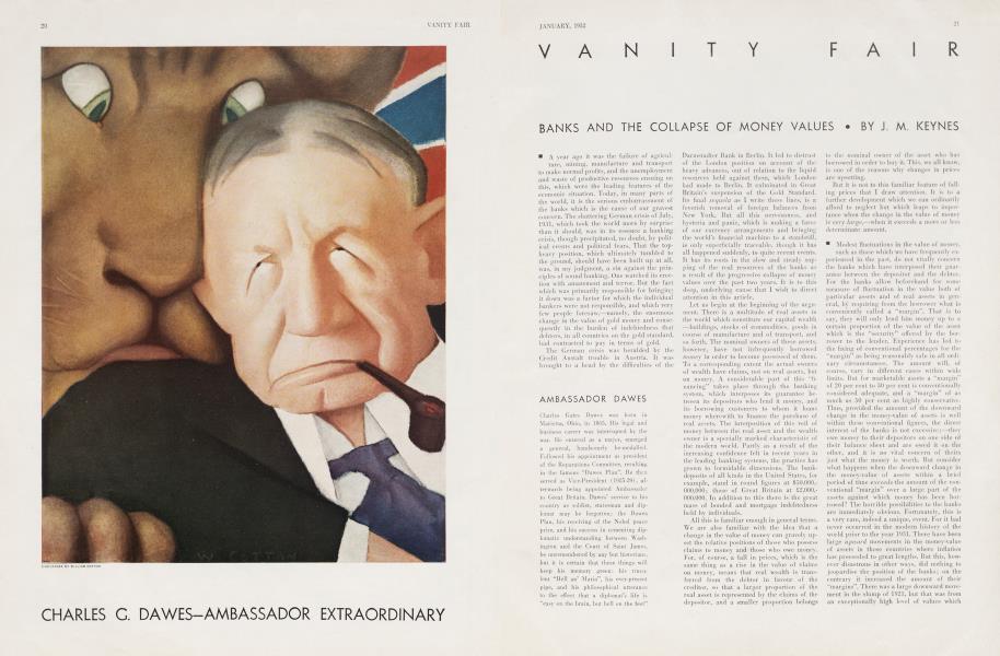 BANKS AND THE COLLAPSE OF MONEY VALUES | Vanity Fair | January 1932
