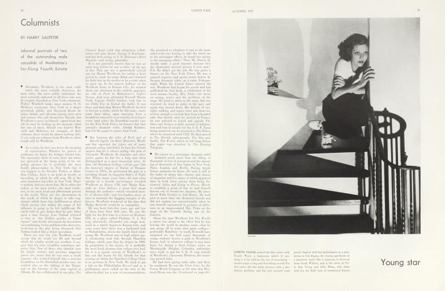 Columnists | Vanity Fair | October 1932