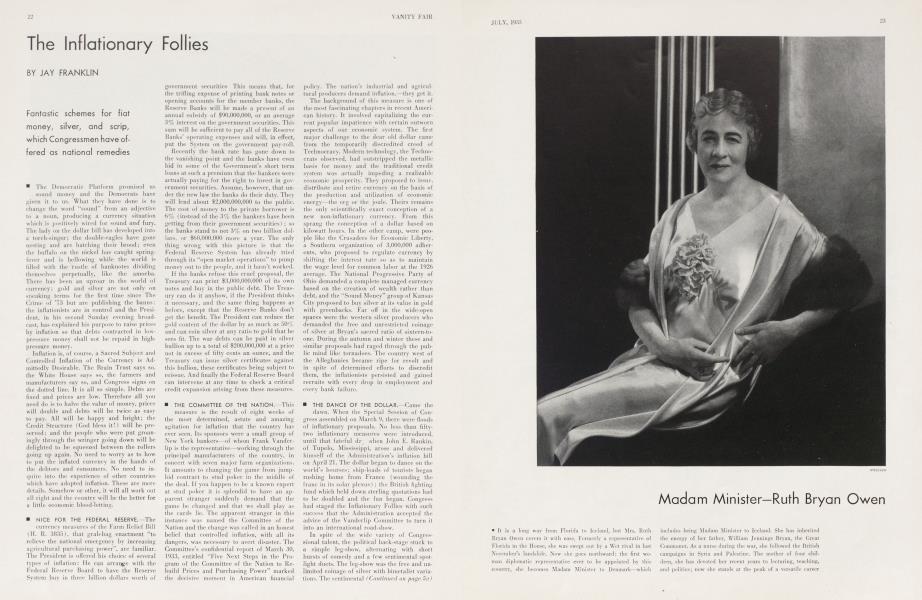 The Inflationary Follies | Vanity Fair | July 1933