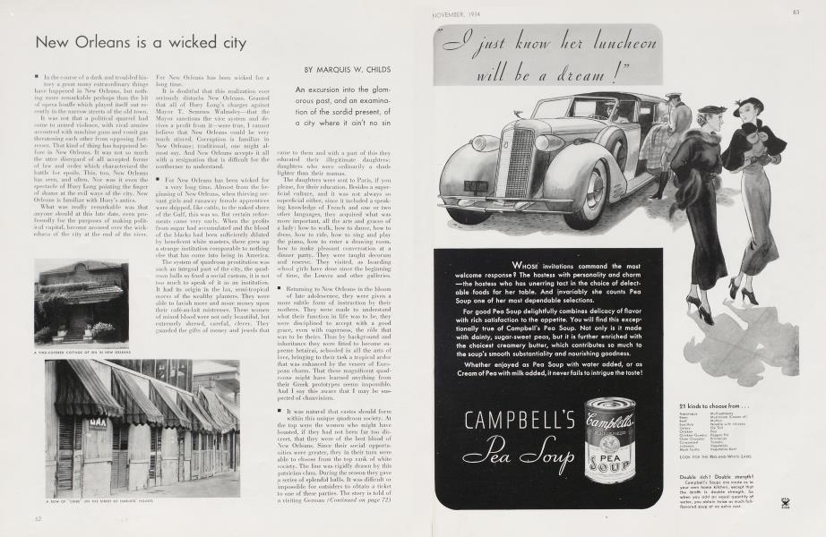 New Orleans is a wicked city | Vanity Fair | November 1934