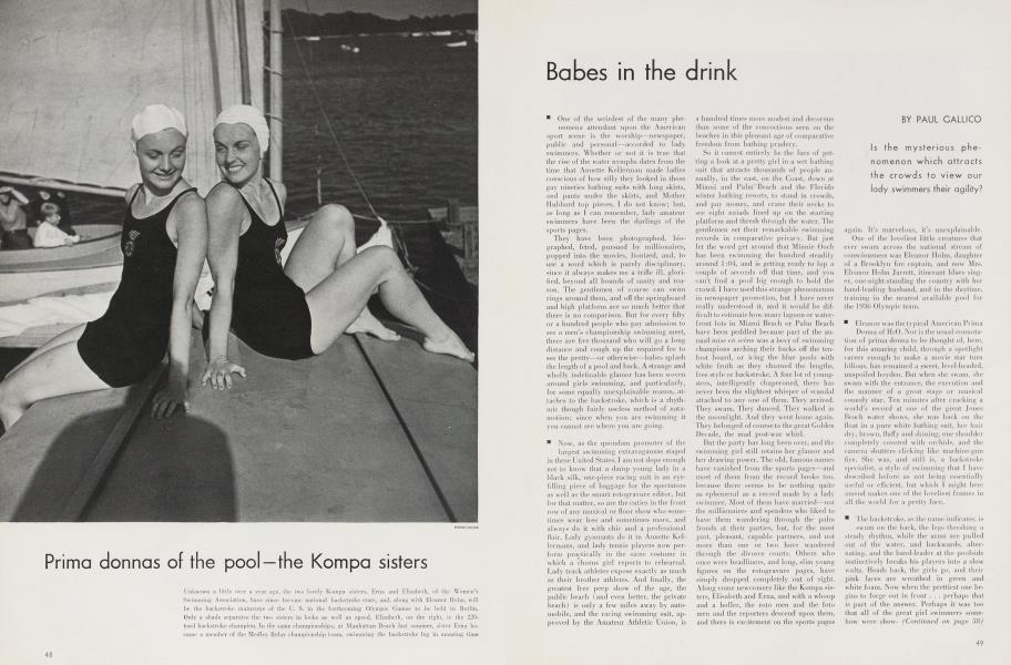 Babes in the drink | Vanity Fair | January 1936