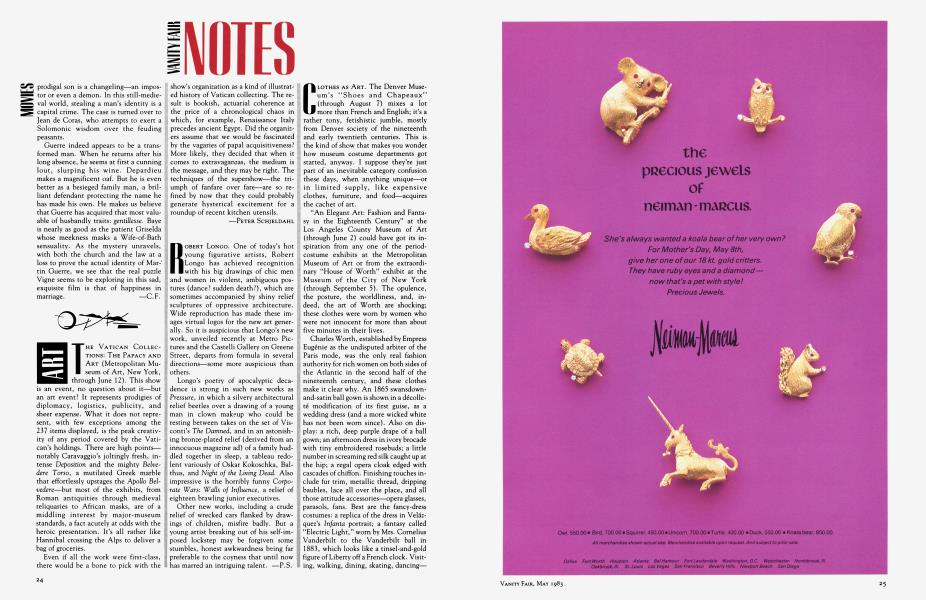 ART | Vanity Fair | May 1983