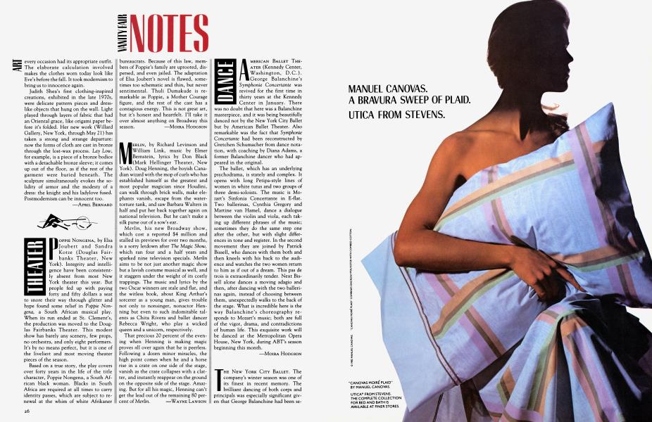 DANCE | Vanity Fair | May 1983
