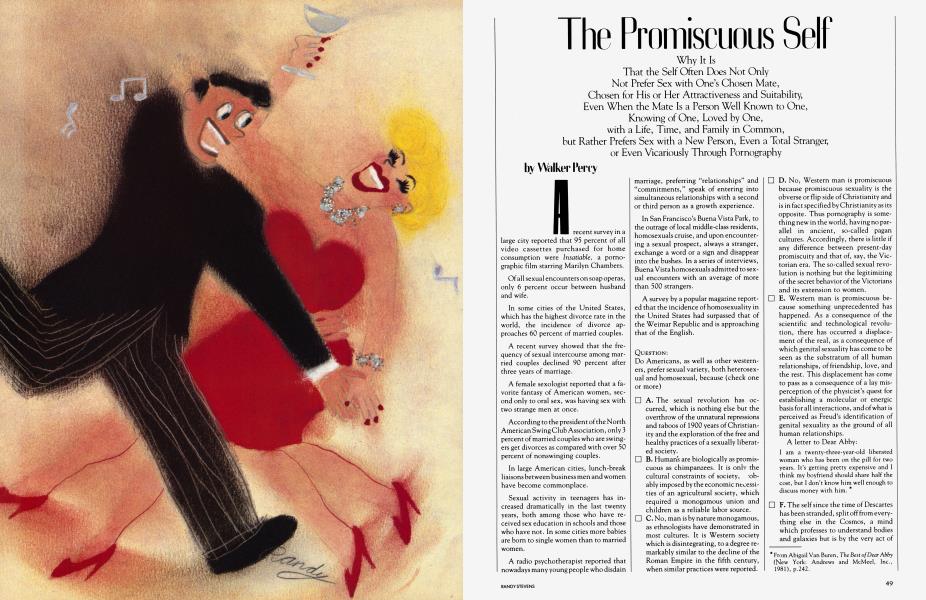 The Promiscuous Self | Vanity Fair | May 1983