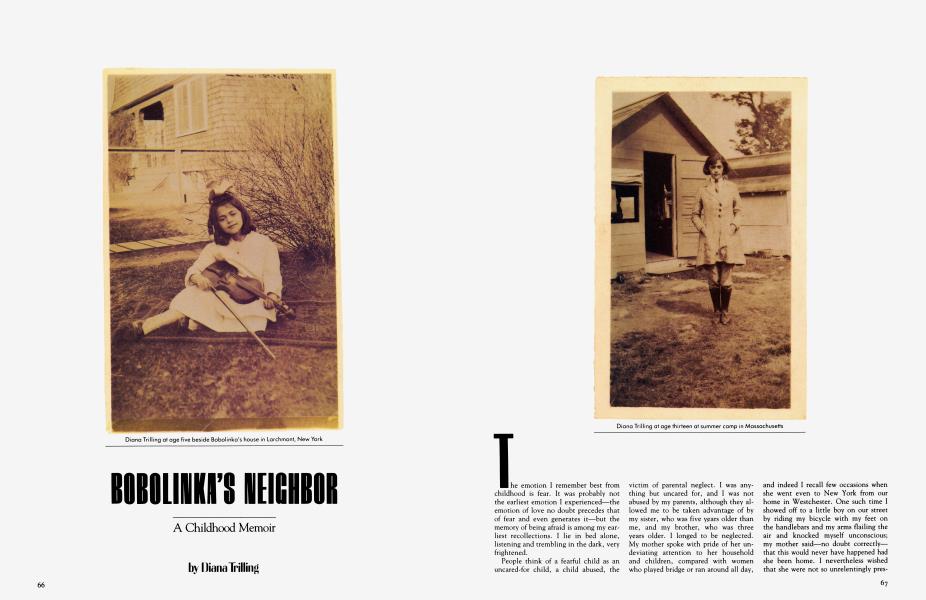 BOBOLINKA'S NEIGHBOR | Vanity Fair | May 1983