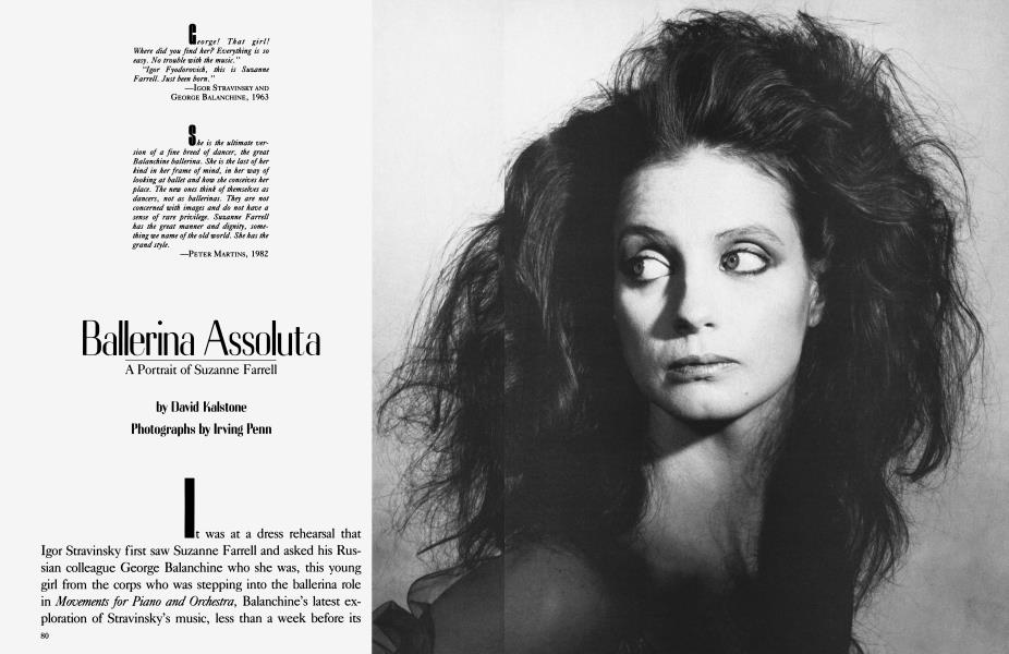 Ballerina Assoluta | Vanity Fair | June 1983