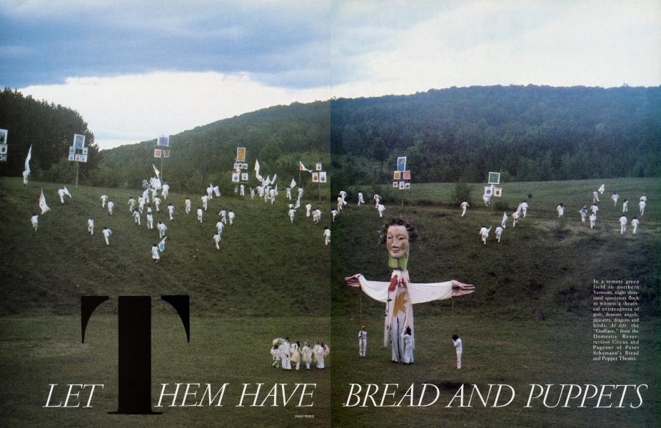 LET THEM HAVE BREAD AND PUPPETS | Vanity Fair | July 1983