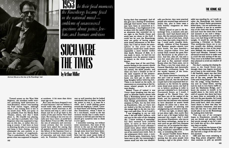 SUCH WERE THE TIMES | Vanity Fair | September 1983