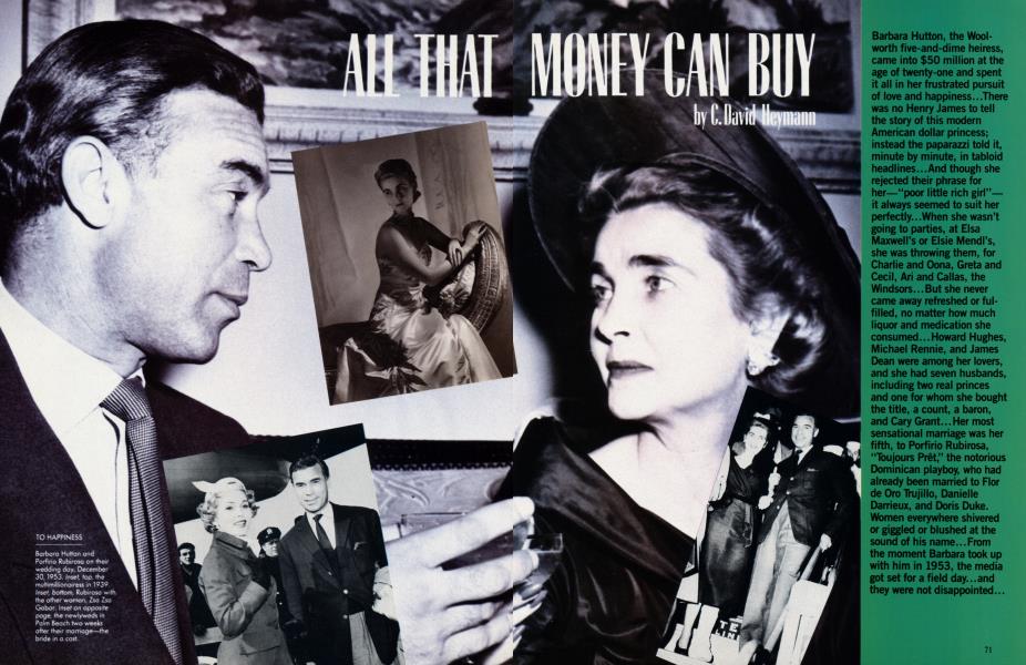 ALL THAT MONEY CAN BUY | Vanity Fair | December 1983