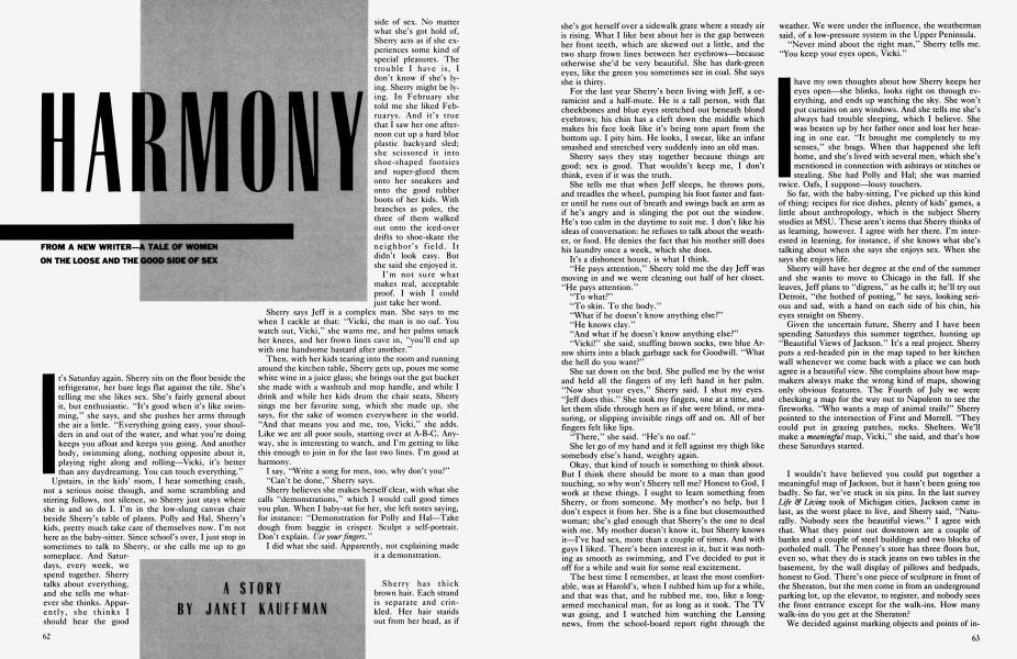 HARMONY | Vanity Fair | January 1984