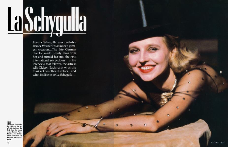 La Schygulla | Vanity Fair | January 1984