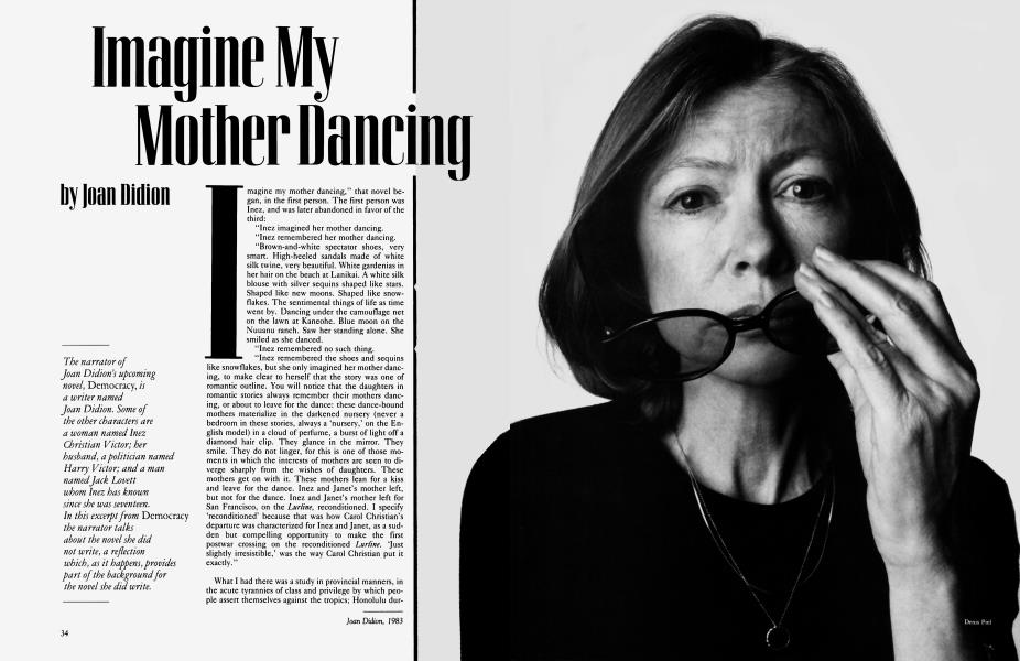Imagine My Mother Dancing | Vanity Fair | March 1984