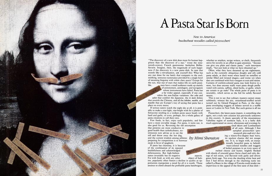 A Pasta Star Is Born | Vanity Fair | March 1984