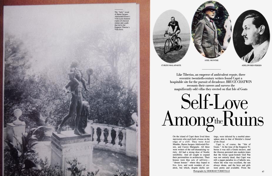 Self-Love Among the Ruins | Vanity Fair | April 1984