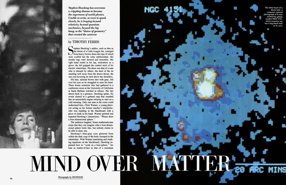 MIND OVER MATTER | Vanity Fair | June 1984