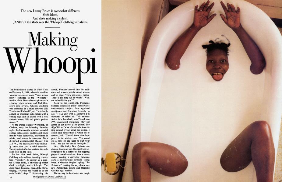 Making Whoopi | Vanity Fair | July 1984
