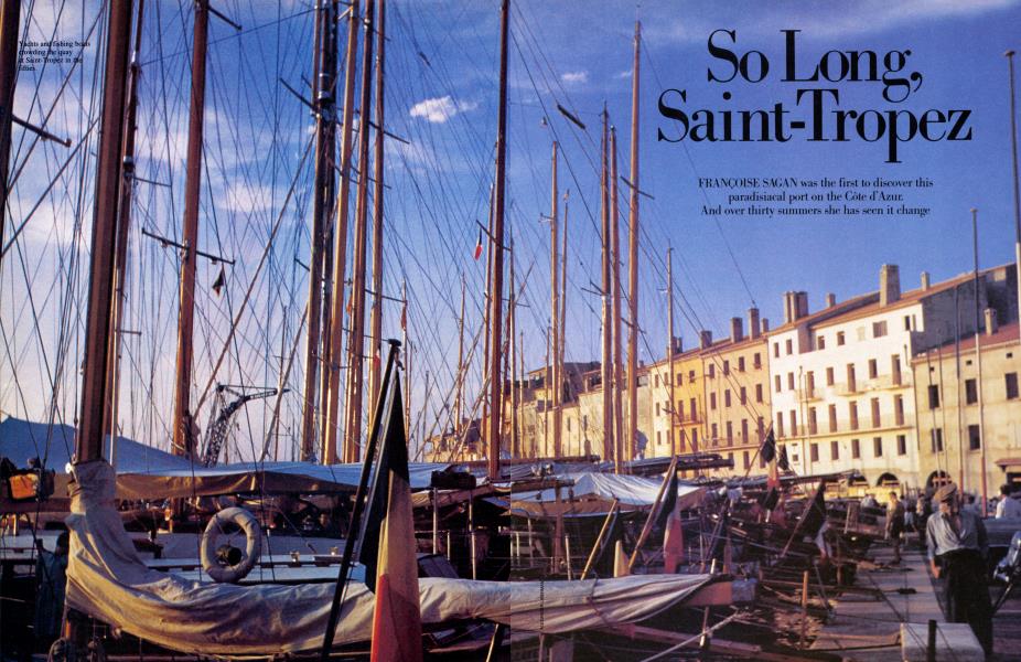 So Long, Saint-Tropez | Vanity Fair | July 1984