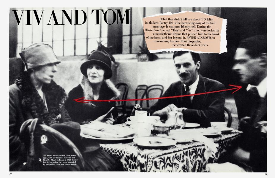 VIV AND TOM | Vanity Fair | AUGUST 1984