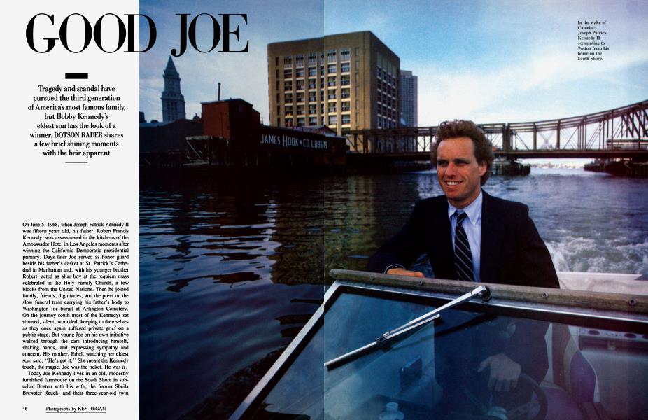 GOOD JOE | Vanity Fair | September 1984