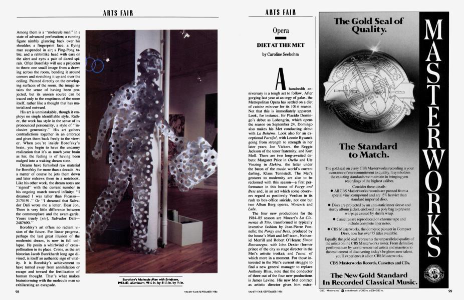 DIET AT THE MET | Vanity Fair | September 1984