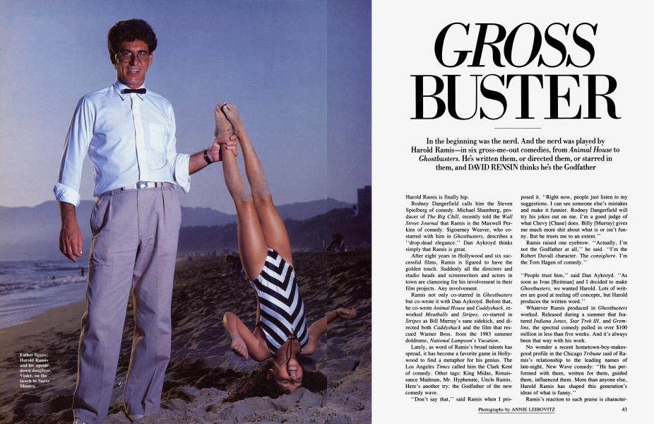 GROSS BUSTER | Vanity Fair | October 1984