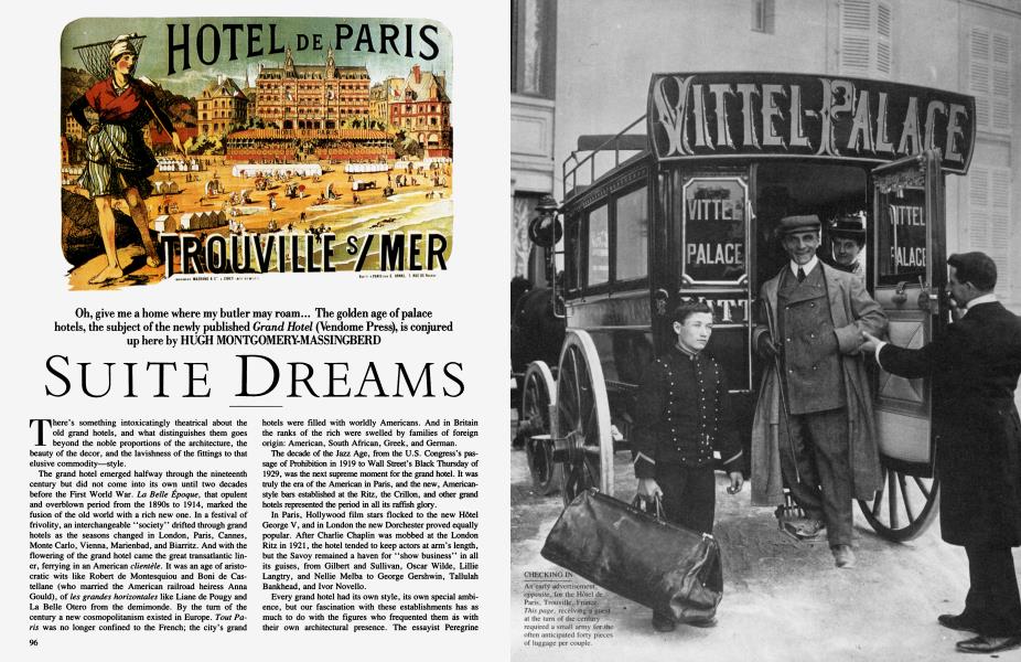 SUITE DREAMS | Vanity Fair | December 1984