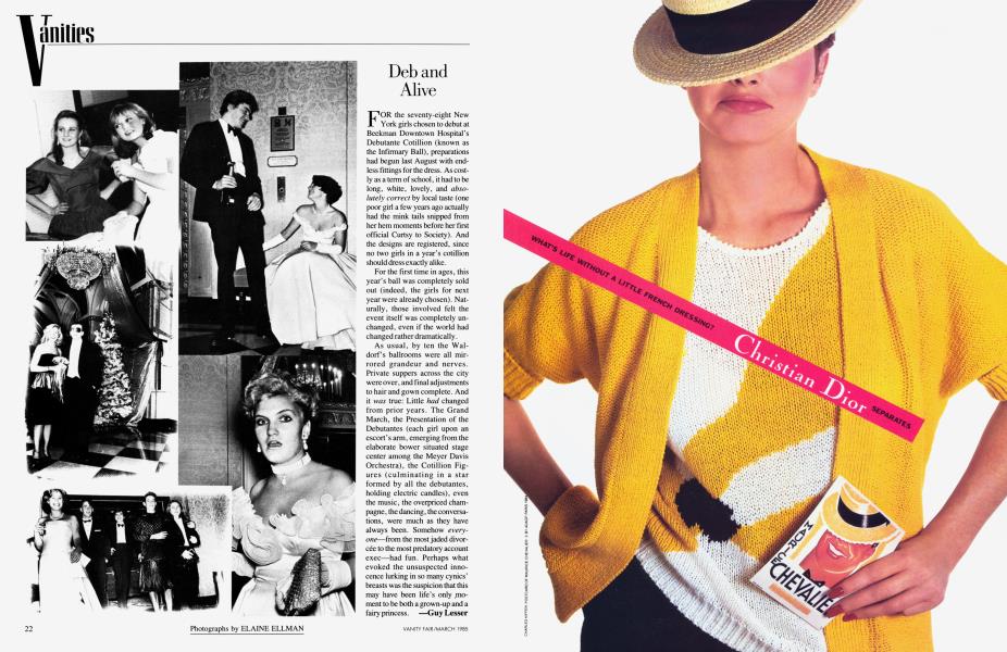 Deb and Alive | Vanity Fair | March 1985