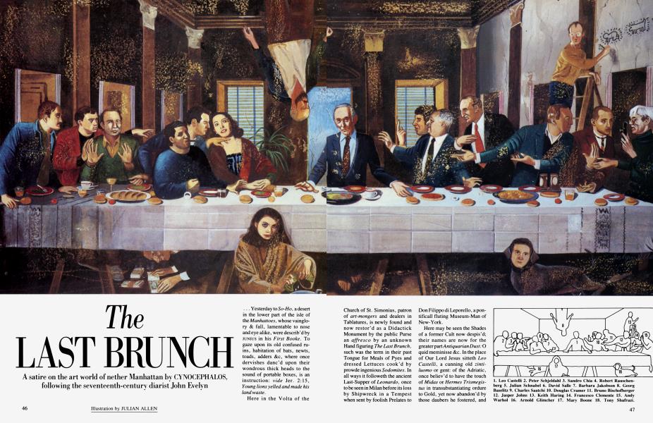 The LAST BRUNCH | Vanity Fair | April 1985