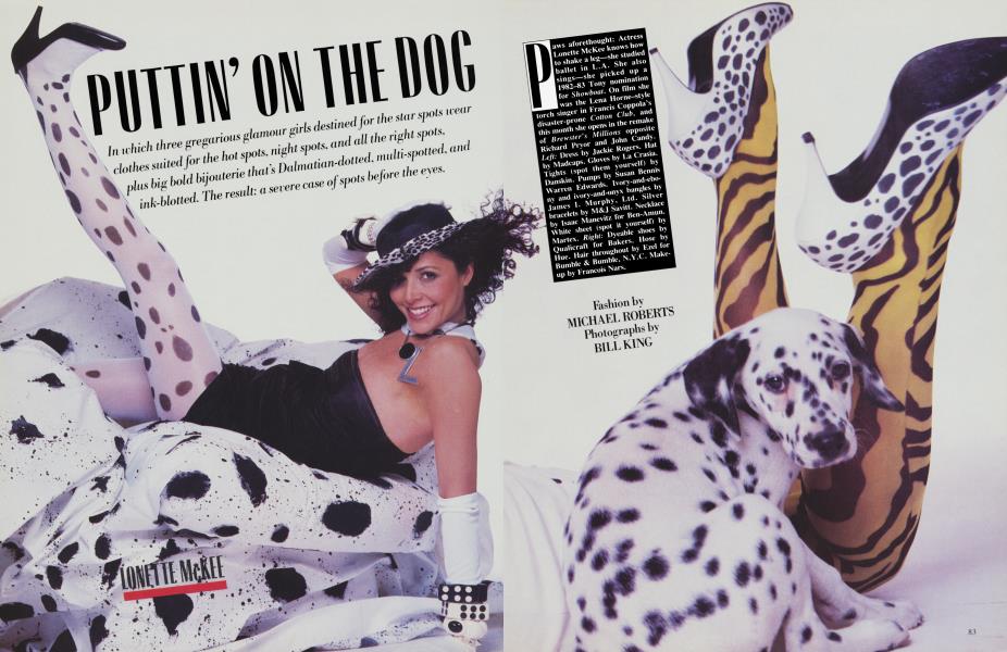 PUTTIN' ON THE DOG | Vanity Fair | May 1985
