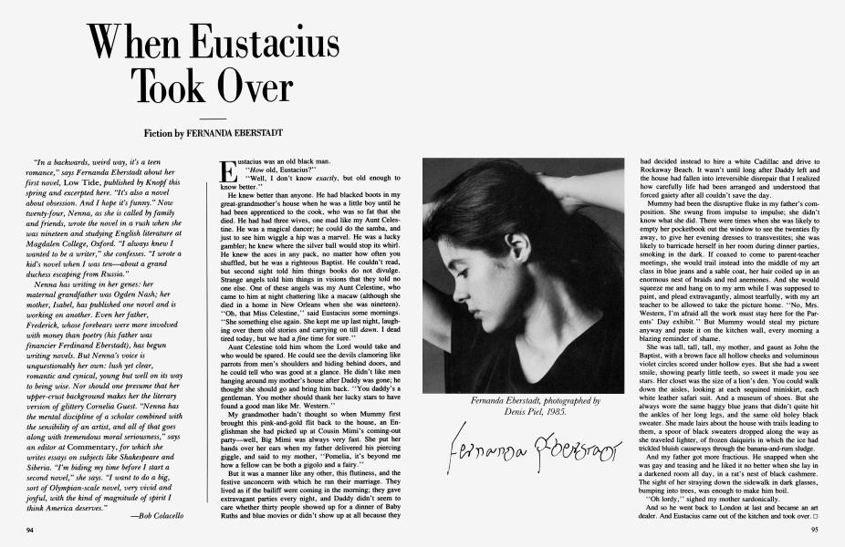 Fernanda Eberstadt,Bob cover