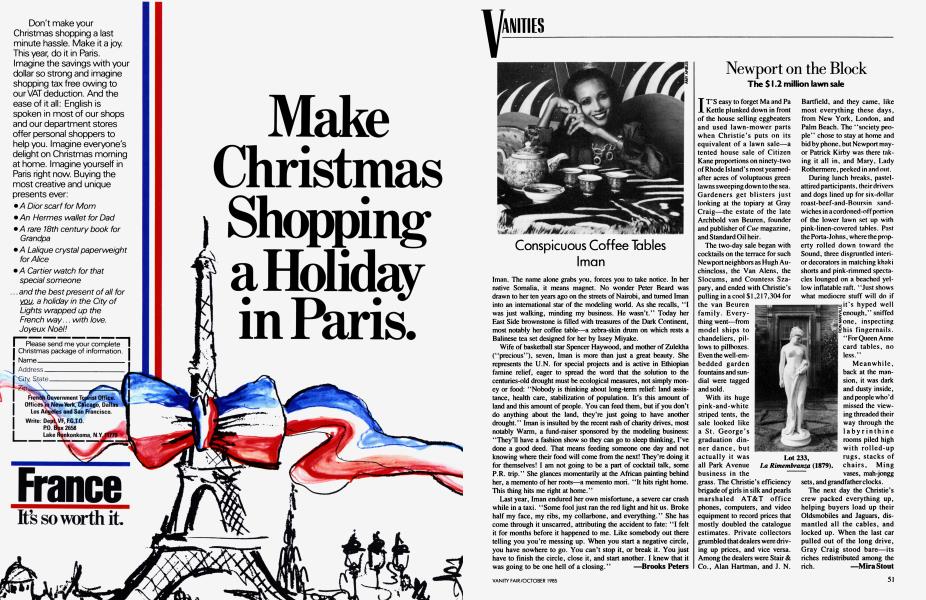 Newport on the Block | Vanity Fair | October 1985