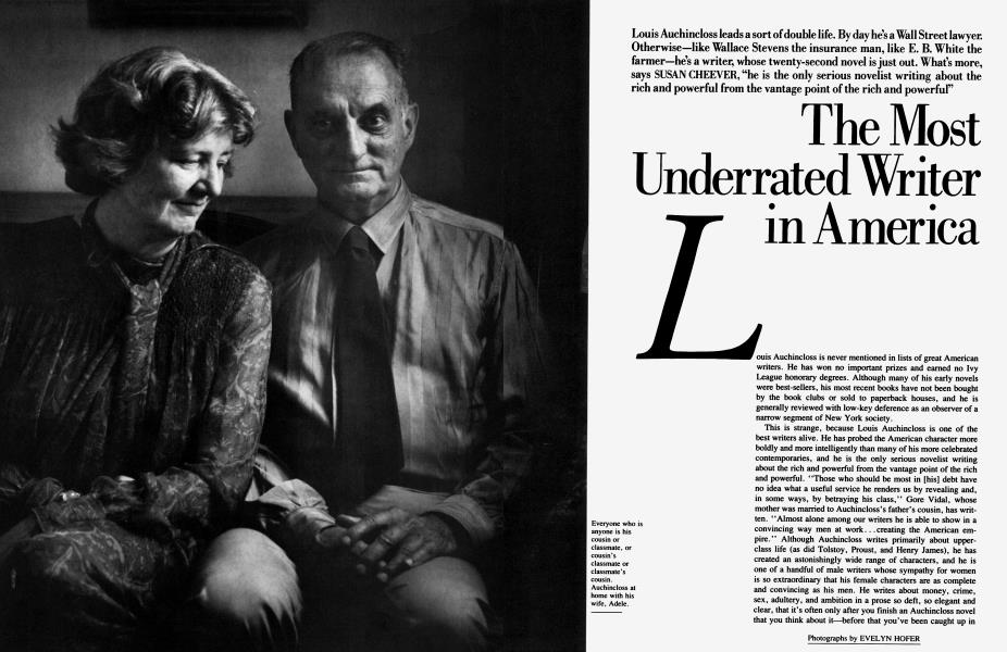 The Most Underrated Writer in America | Vanity Fair | October 1985