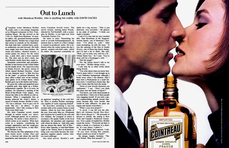 Out to Lunch | Vanity Fair | October 1985